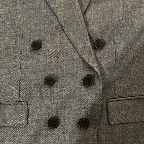 J. Crew (NWT) Collection relaxed double-breasted blazer in wool gray size 0 - Picture 12 of 12